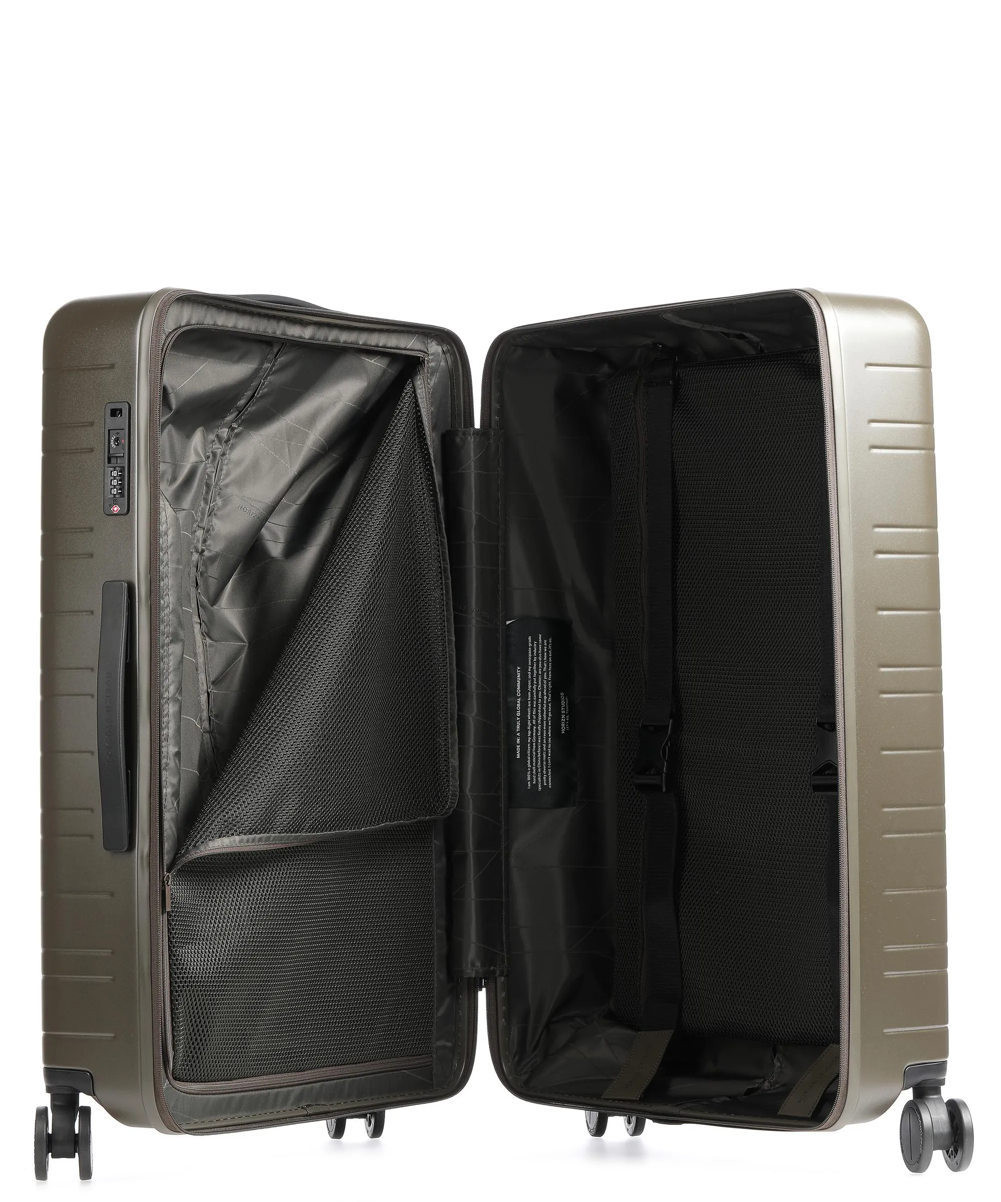  Horizn Studios H7 Smart Valigia trolley (4 ruote) verde-oliva 77 cm  